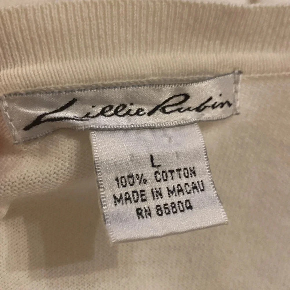 Lillie Rubin cardigan size L - Picture 5 of 5